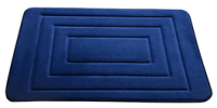 Ковер для ванной Embross bath mat SQUARES Blue 50*80 (0,4 м2)
